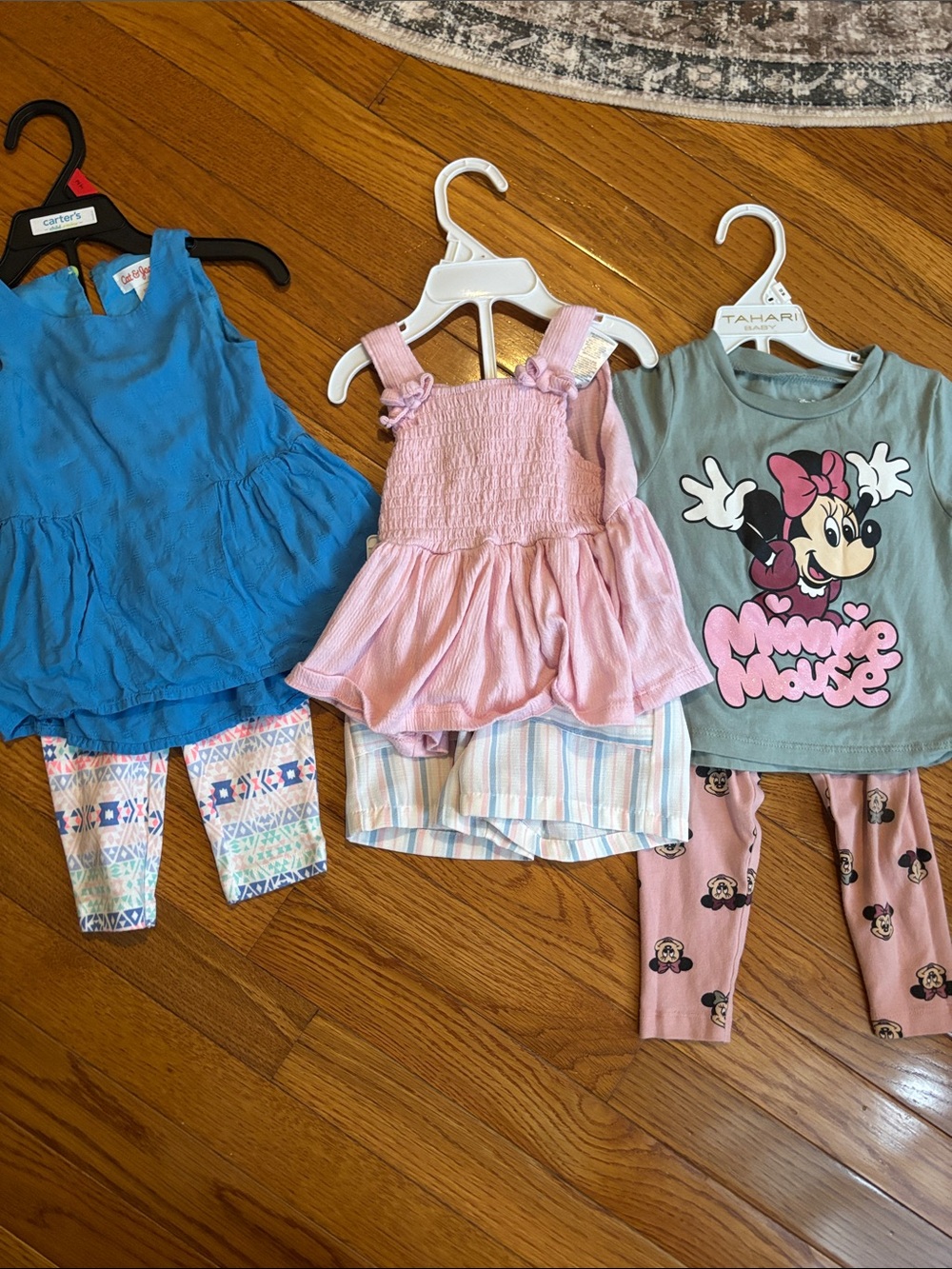 Disney Kids Matching Sets - Blue, Pink, Green